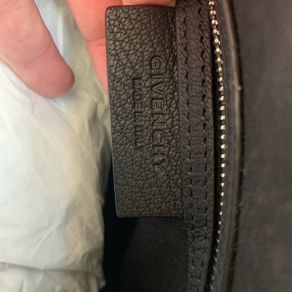 Mini antigona in black sugar with silver hardware - Picture 4 of 12